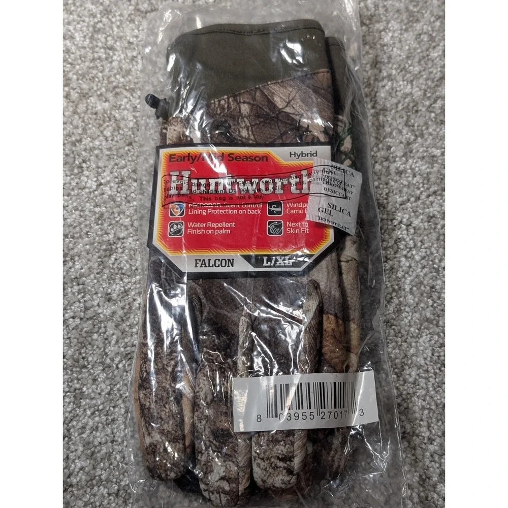 Huntworth Gloves Falcon Camo Hybrid‎ Early/Mid Season L/XL